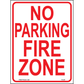 No Parking Fire Zone, Aluminum, PS-067