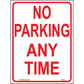 No Parking Any Time, Aluminum, PS-022