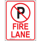 Fire Lane, Aluminum, PS-041