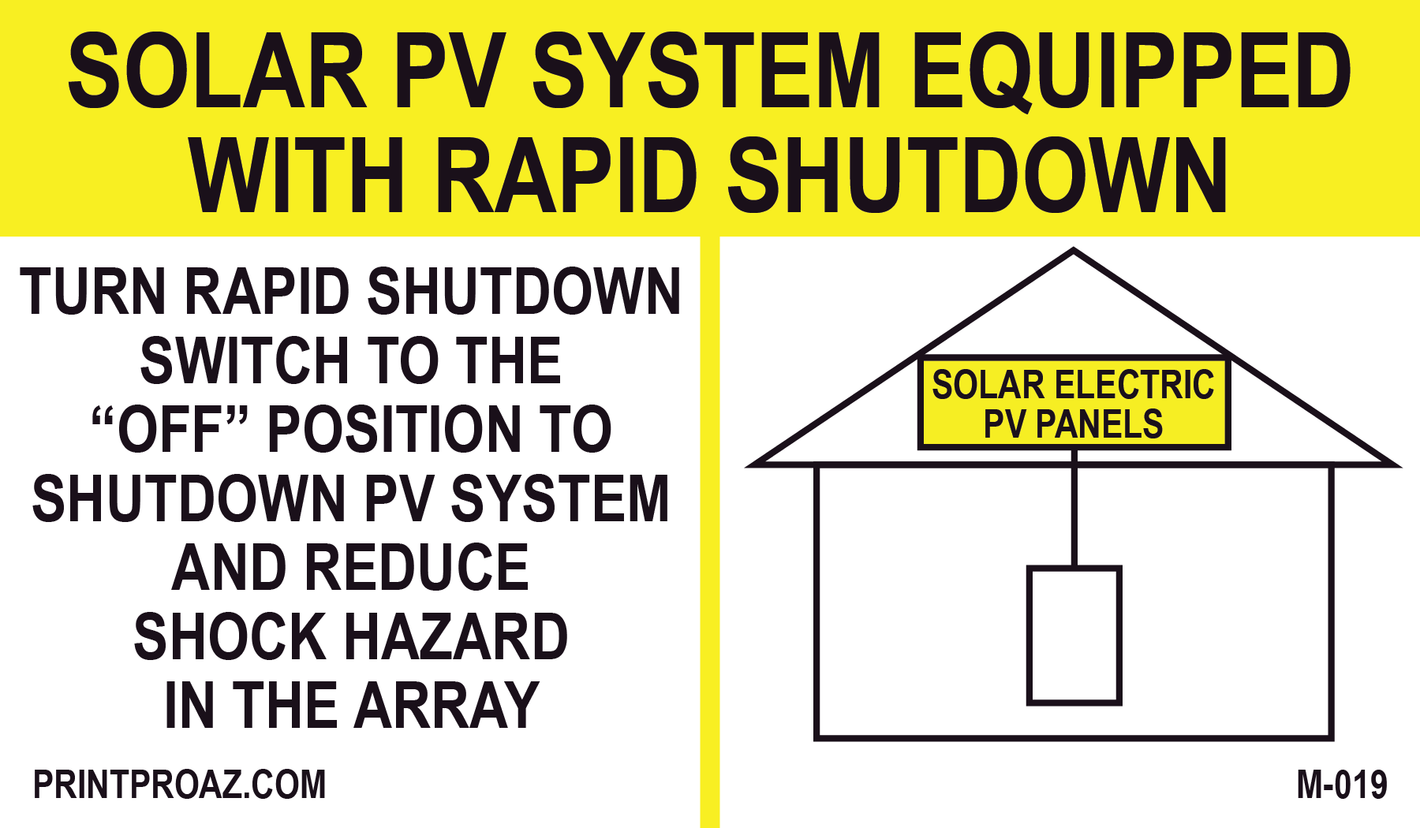 3.5X6 Aluminum Solar PV System Equipped With Rapid Shutdown M-019