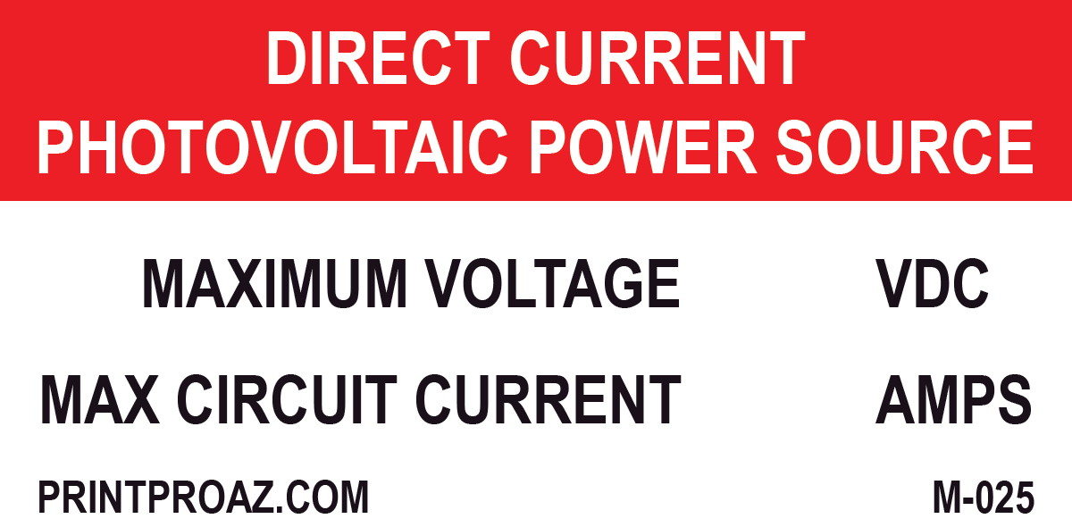 2X4 Aluminum Direct Current Photovoltaic Power Source M-025