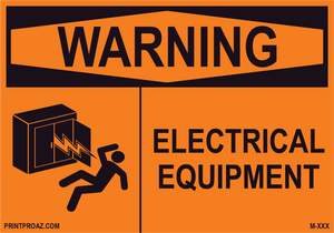 Aluminum Solar Warning Sign Label M-1011-1016