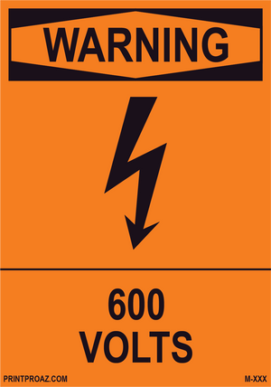 Aluminum Solar Warning Sign Label M-1059-1064