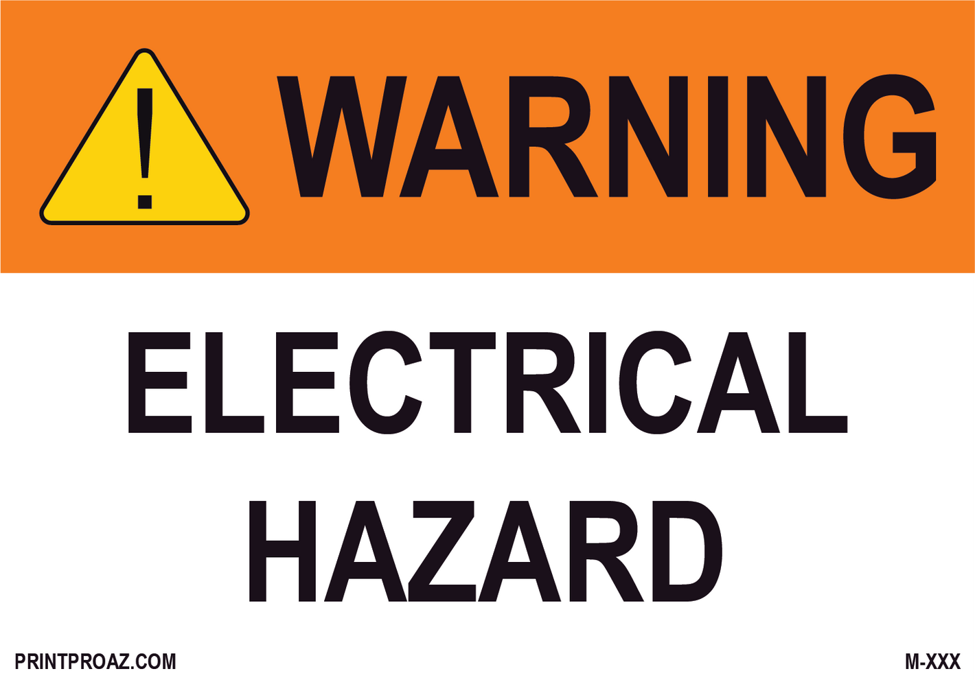 Aluminum Solar Warning Sign Label M-1269-1274