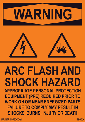 Aluminum Solar Warning Sign Label M-903-908