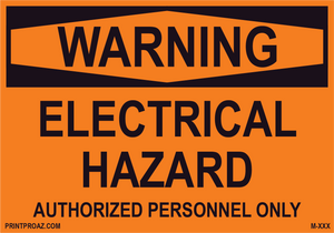 Aluminum Solar Warning Sign Label M-951-956