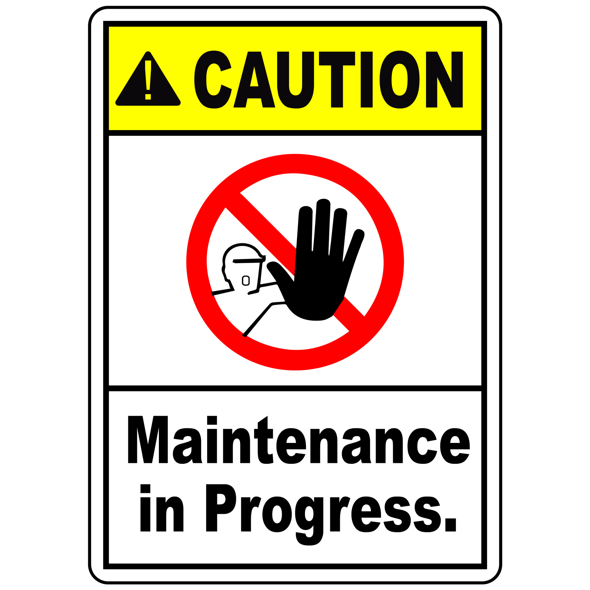 Caution Maintenance In Progress.