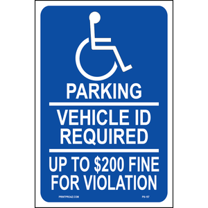 Minnesota Accessible Parking Sign, Aluminum, PS-157