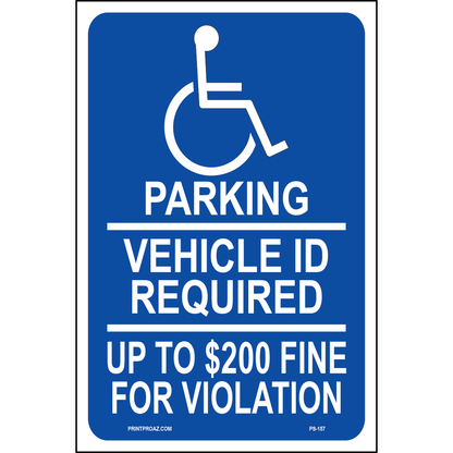 Minnesota Accessible Parking Sign, Aluminum, PS-157