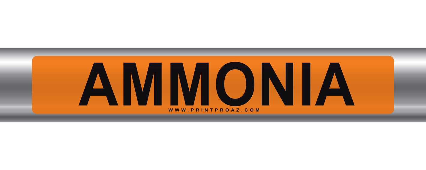 Ammonia Self-Adhesive Pipe Marker PM-008