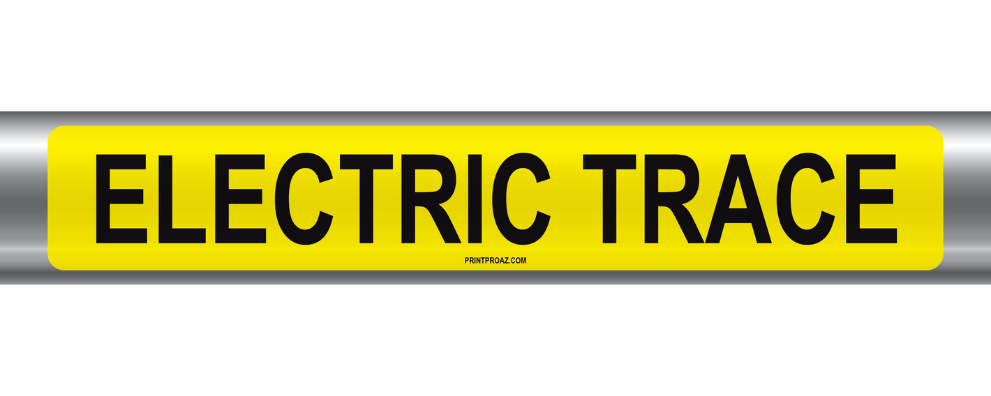 Electric Trace Self-Adhesive Pipe Marker PM-063