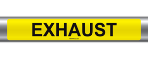 Exhaust Self-Adhesive Pipe Marker PM-065