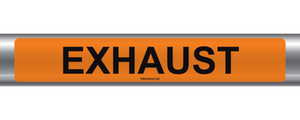 Exhaust Self-Adhesive Pipe Marker PM-066