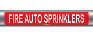 Fire Auto Sprinklers Self-Adhesive Pipe Marker PM-069