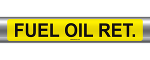 Fuel Oil Ret. Self-Adhesive Pipe Marker PM-074