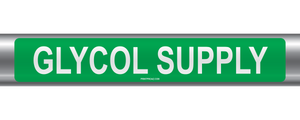 Glycol Supply Self-Adhesive Pipe Marker PM-083