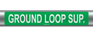 Ground Loop Sup. Self-Adhesive Pipe Marker PM-086