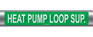 Heat Pump Loop Sup. Self-Adhesive Pipe Marker PM-088