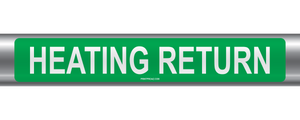 Heating Return Self-Adhesive Pipe Marker PM-094