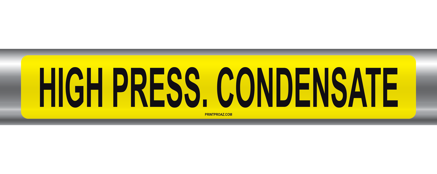High Press Condensate Self-Adhesive Pipe Marker PM-105