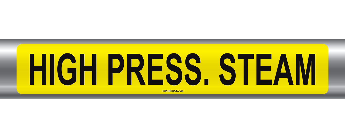 High Press. Steam Self-Adhesive Pipe Marker PM-108