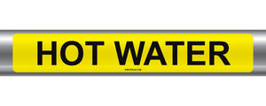 Hot Water Self-Adhesive Pipe Marker PM-111