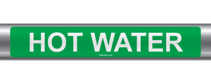 Hot Water Self-Adhesive Pipe Marker PM-112