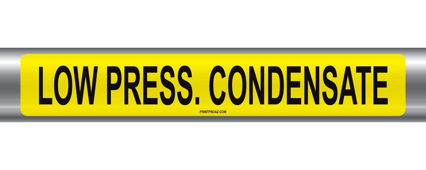 Low Press Condensate Self-Adhesive Pipe Marker PM-135