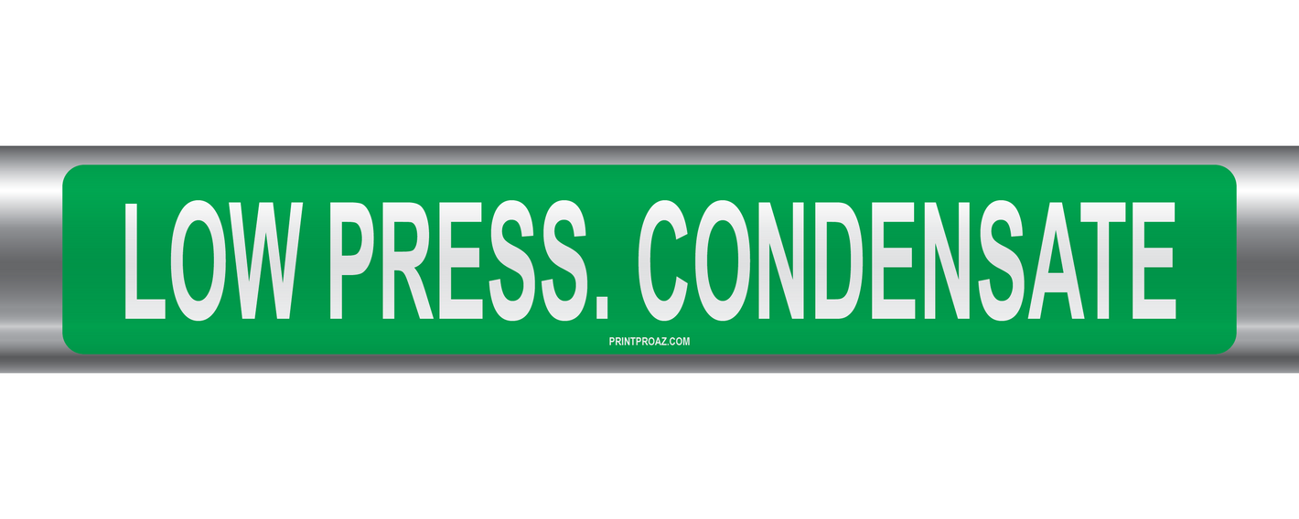 Low Press Condensate Self-Adhesive Pipe Marker PM-136