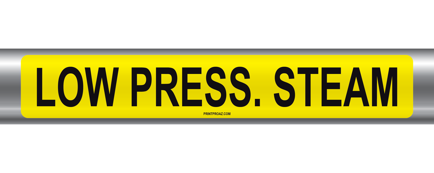 Low Press. Steam Self-Adhesive Pipe Marker PM-138