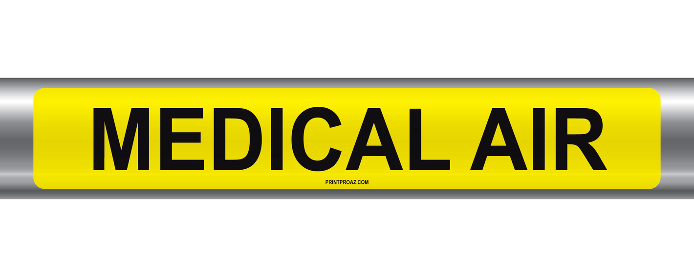 Medical Air Self-Adhesive Pipe Marker PM-145