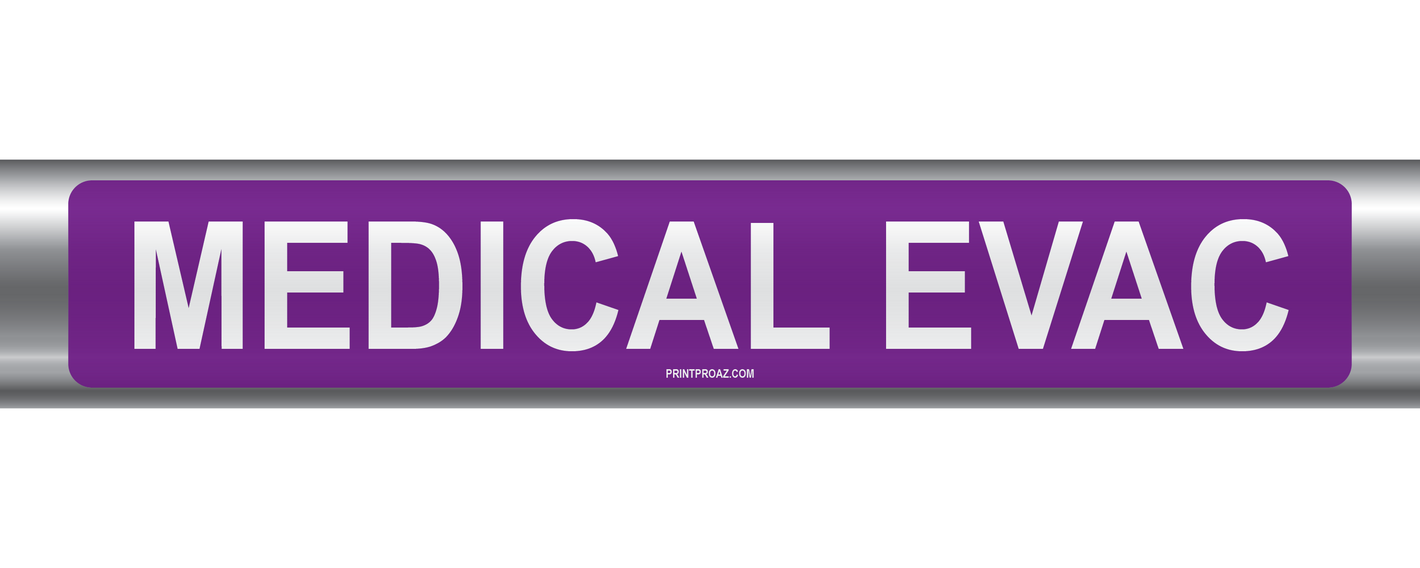 Medical Evac Self-Adhesive Pipe Marker PM-147