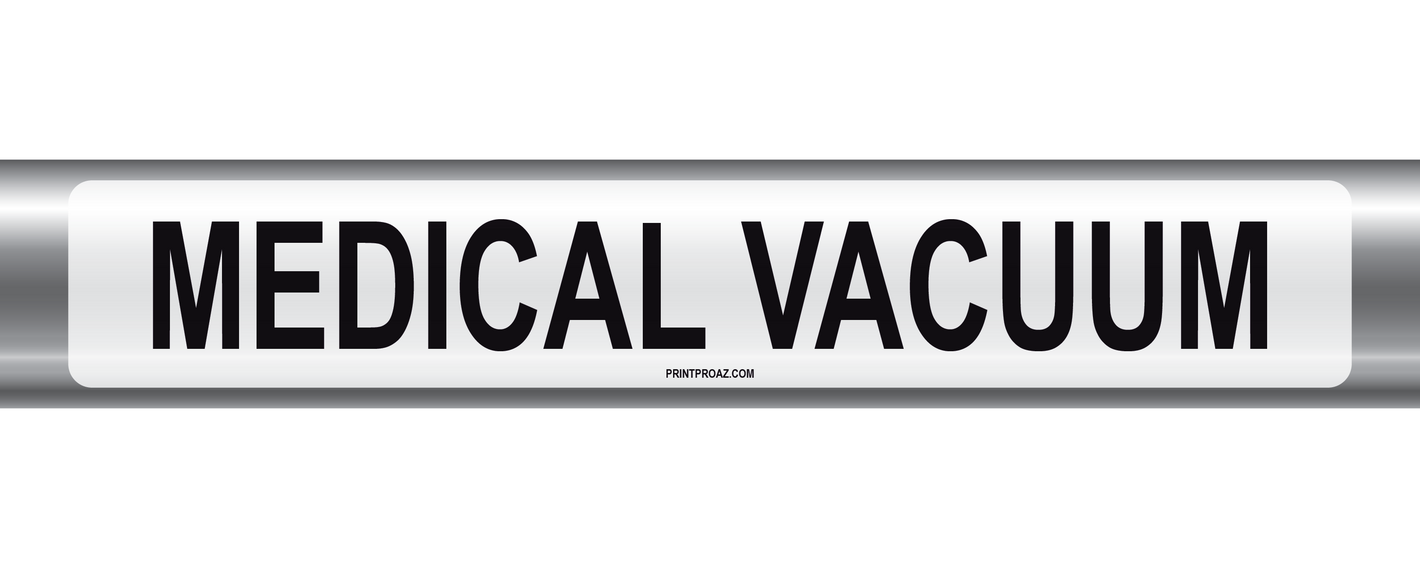 Medical Vacuum Self-Adhesive Pipe Marker PM-148