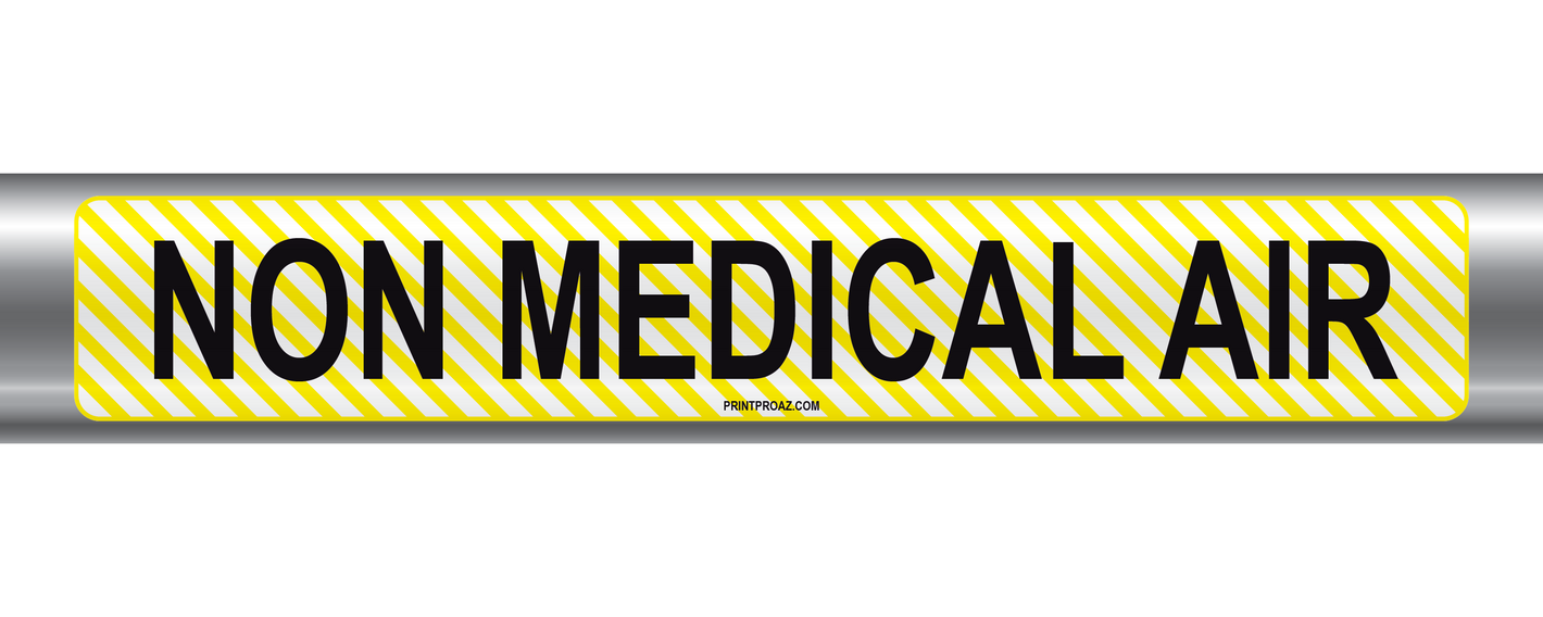Non Medical Air Self-Adhesive Pipe Marker PM-158