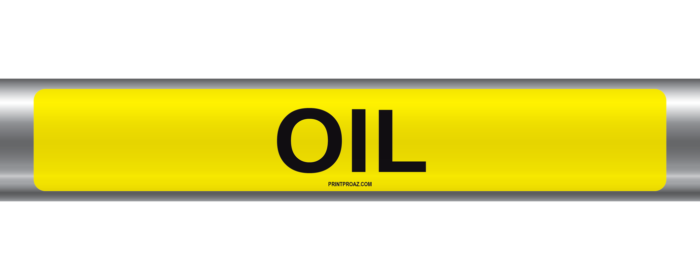 Oil Self-Adhesive Pipe Marker PM-162