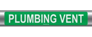 Plumbing Vent Self-Adhesive Pipe Marker PM-167