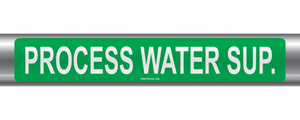 Process Water Sup. Self-Adhesive Pipe Marker PM-173