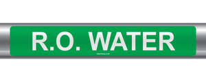 R.O. Water Self-Adhesive Pipe Marker PM-178