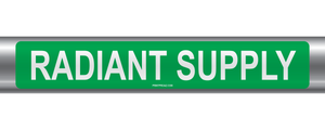 Radiant Supply Self-Adhesive Pipe Marker PM-180