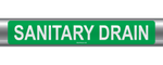 Sanitary Drain Self-Adhesive Pipe Marker PM-192