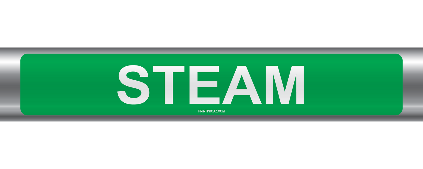 Steam Self-Adhesive Pipe Marker PM-206