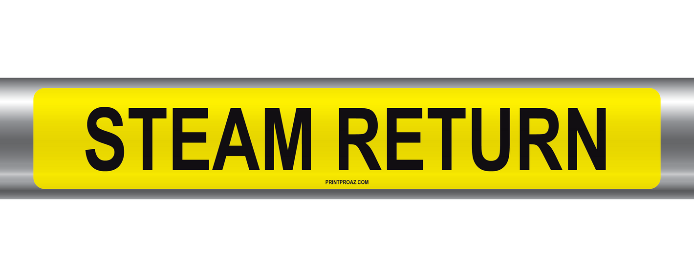 Steam Return Self-Adhesive Pipe Marker PM-210