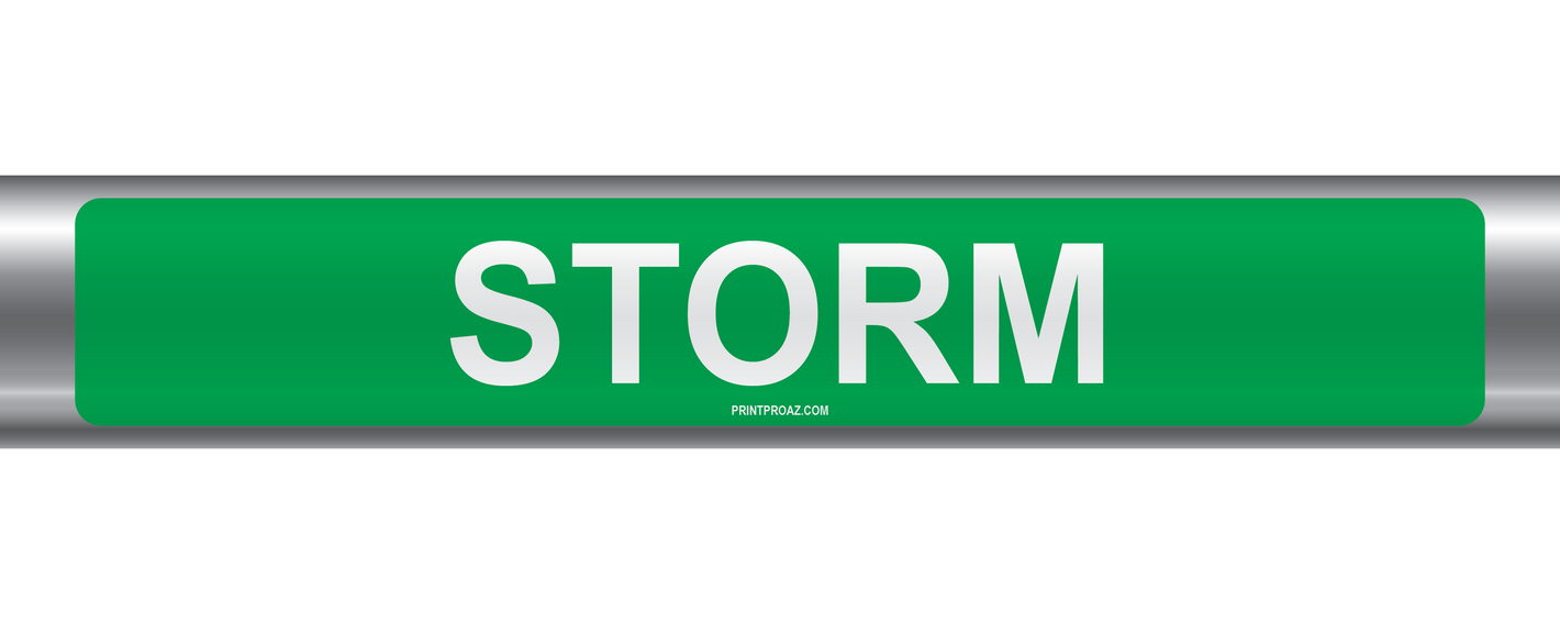 Storm Self-Adhesive Pipe Marker PM-213