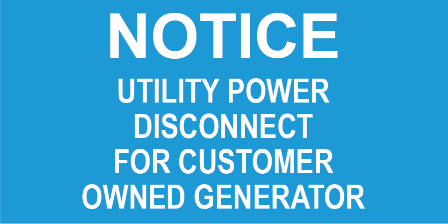 1.5x3 Utility Power Disconnect PV-313 Plastic