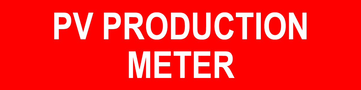 1X4 PV Production Meter PV-316 Plastic