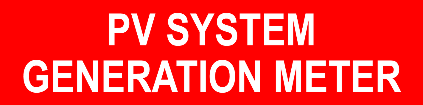 1.25X5 PV System Generation Meter PV-376 Plastic