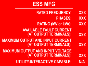 3X4 ESS MFG PV-395 Plastic