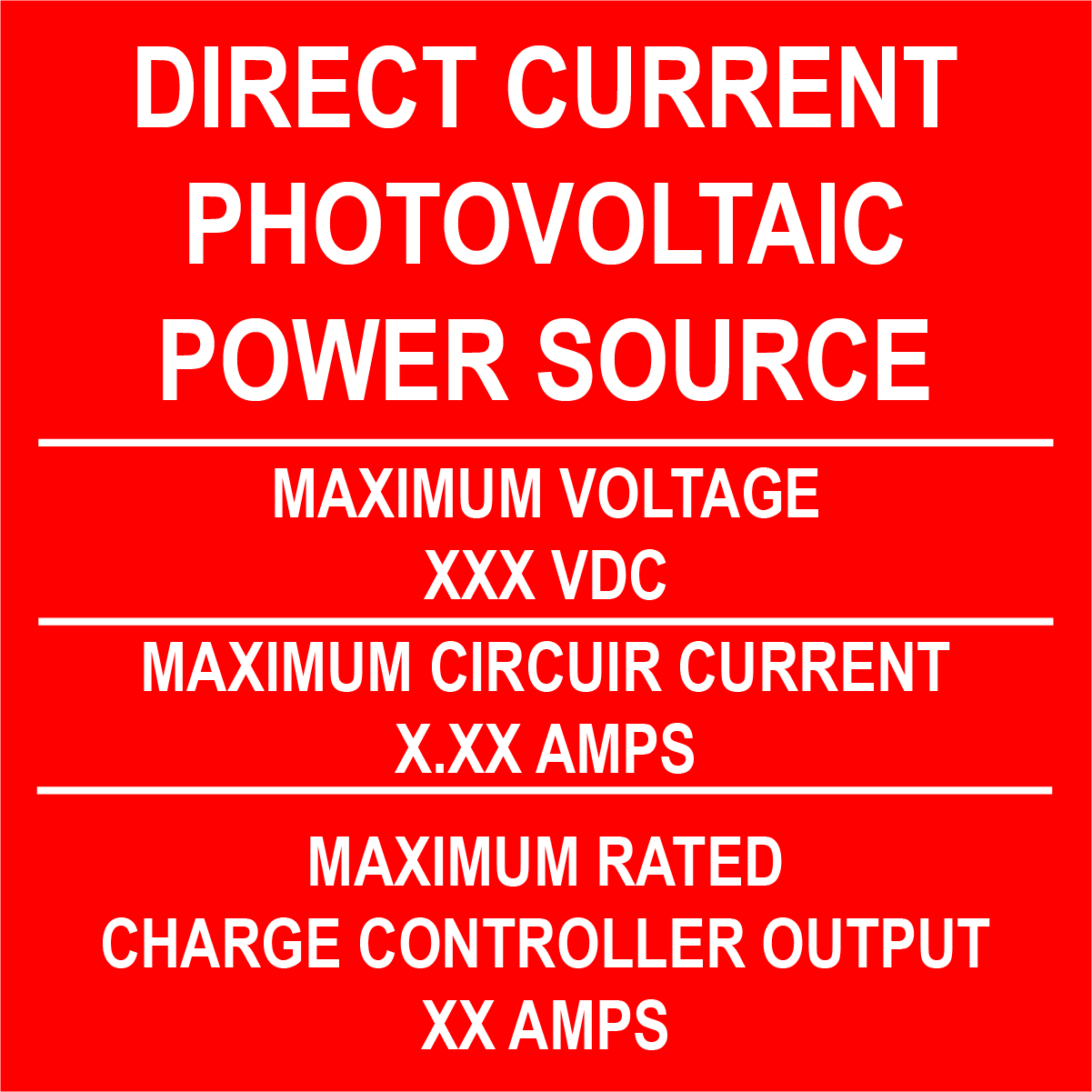 4X4 Direct Current Photovoltaic Power Source PV-397