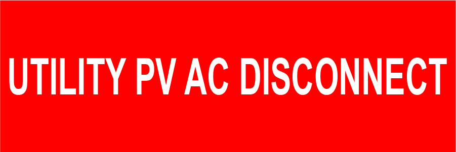 1x3 Utility PV AC Disconnect PV-454 Plastic