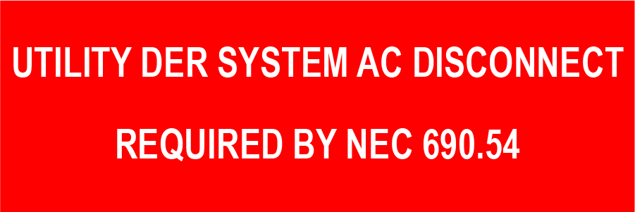 1x3 Utility DER System AC Disconnect PV-490 Plastic